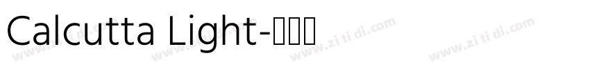Calcutta Light字体转换